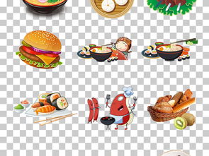 手绘美味食品果蔬素材库 34.67MB创作灵感宝典