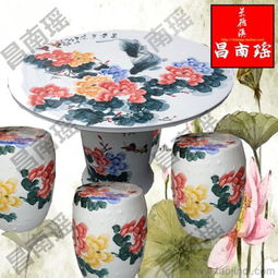 青花陶瓷桌凳手绘工艺与市场价格全解析
